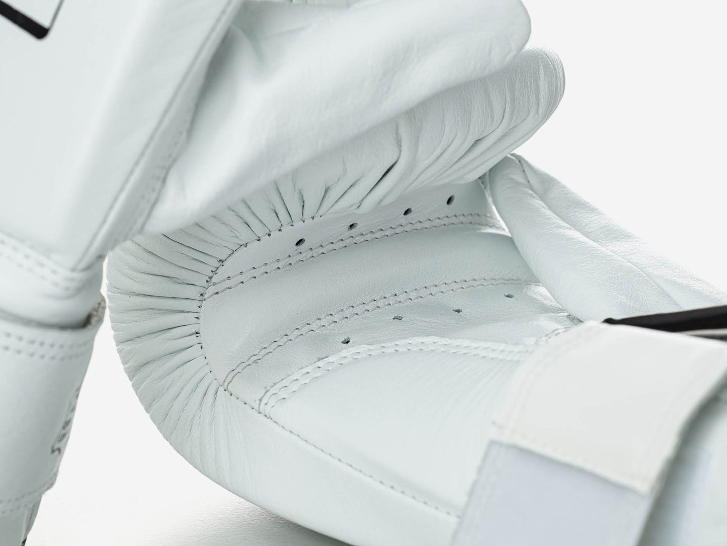 «PRO» Boxsackhandschuhe aus Leder "weiß"