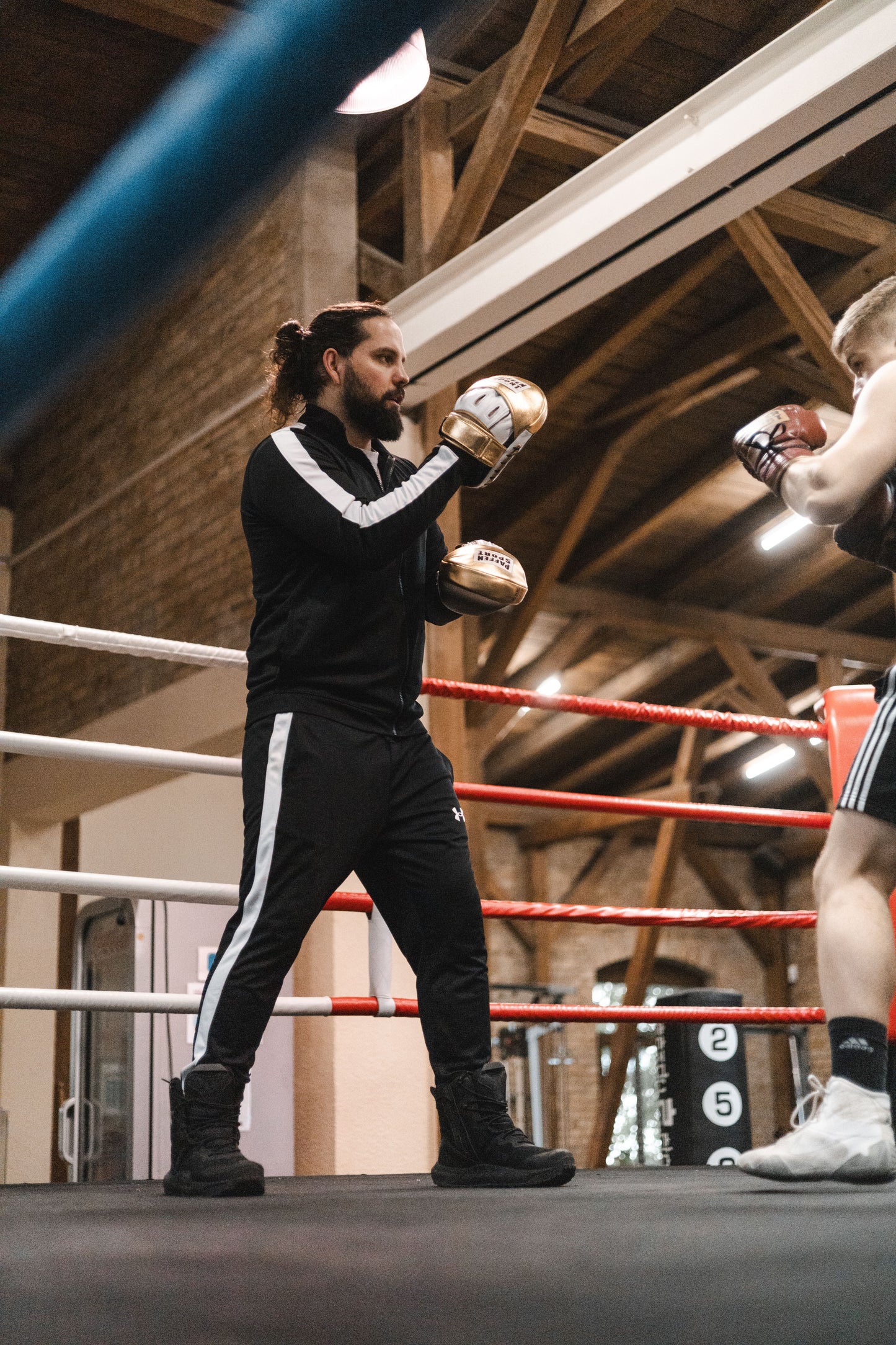 «PRO» Profi Pratze aus Leder "gold"