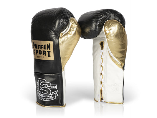 «PRO MEXICAN TF» Boxhandschuhe für den Wettkampf "schwarz-gold"