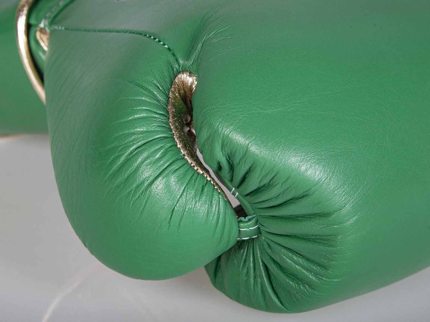 «PRO WIDE» Boxhandschuhe für das Sparring "grün-gold"