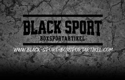 Aufkleber Black Sport Boxsportartikel