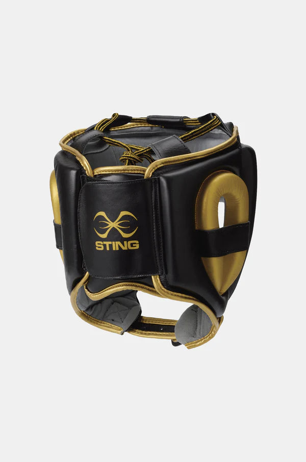 Sting Viper X Gel Full Face Kopfschutz "schwarz/gold"