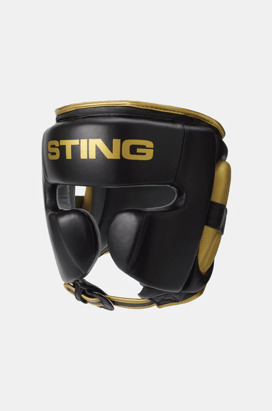 Sting Viper X Gel Full Face Kopfschutz "schwarz/gold"